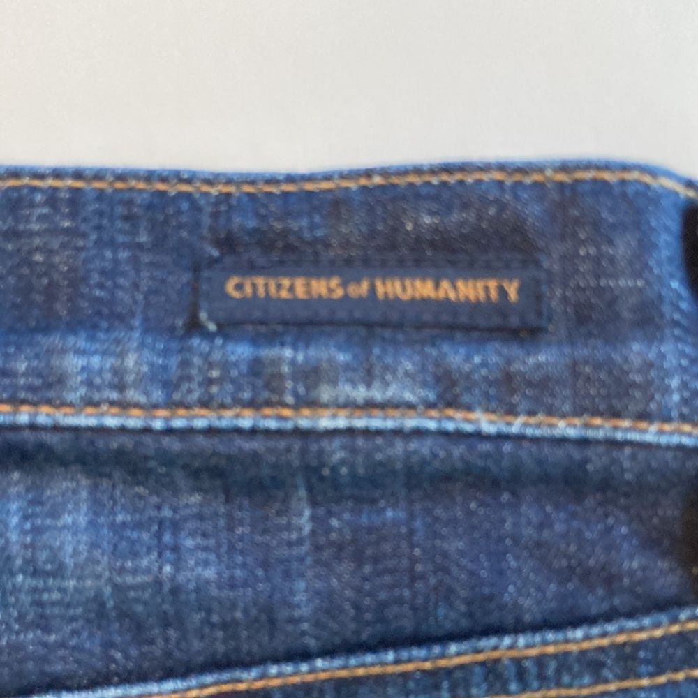 👖 Citizens of Humanity Crop Jeans Dark Wash Size 24 - Picture 4 of 13